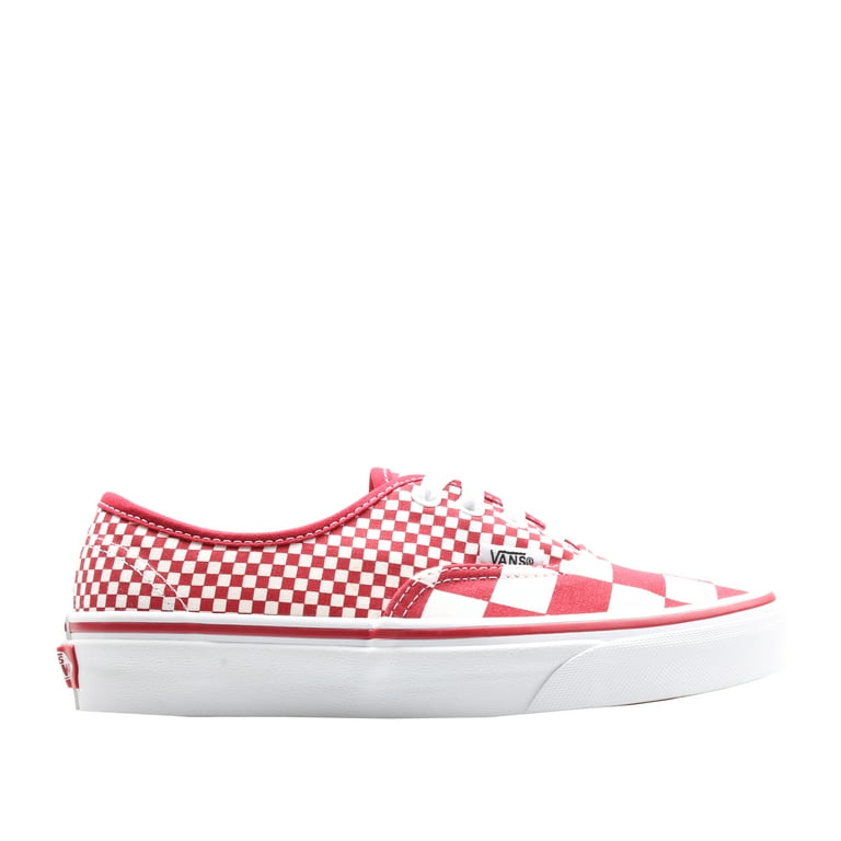 Vans Authentic Mix Checker Men s Shoes Chili Pepper True White vn0a38em vk5