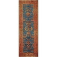 thumbnail image 2 of Unique Loom Outdoor Traditional Collection Area Rug - Legacy (2' x 6' 1" Runner Navy Blue/Brown), 2 of 8