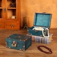 thumbnail image 5 of Caja de madera contrachapada con cerradura, caja de almacenamiento vintage, caja para collares y joyas, caja para accesorios de fotografía, caja de embalaje, 5 of 5