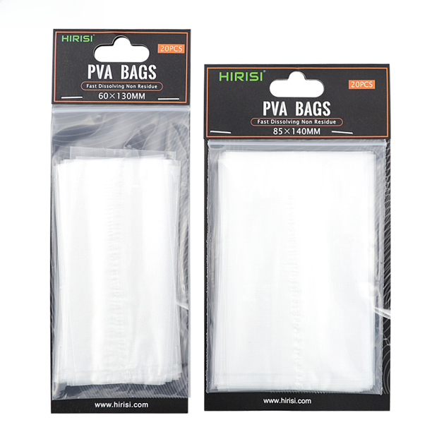 Bolsa de PVA soluble en agua, bolsa de punto fijo, bolsa de nido instantáneo precisa, bolsa de cebo de pesca, equipo de pesca al aire libre, suministros de pesca, accesorios pequeños