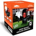 thumbnail image 4 of Joyfy 8 FT Halloween Inflatables Long Light Up Grim Reaper Ground Breaker Halloween Inflatables Outdoor Decorations,Blow up Halloween Yard Decorations, 4 of 7