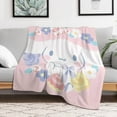 thumbnail image 6 of CINNAMOROLL Throw Blanket Cute Flannel Anime for Girls Boys Men Women, 6 of 7