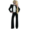 thumbnail image 2 of Lady Gaga Small 6-10 Deluxe Born This Way Skeleton Tuxedo Costume, 2 of 2