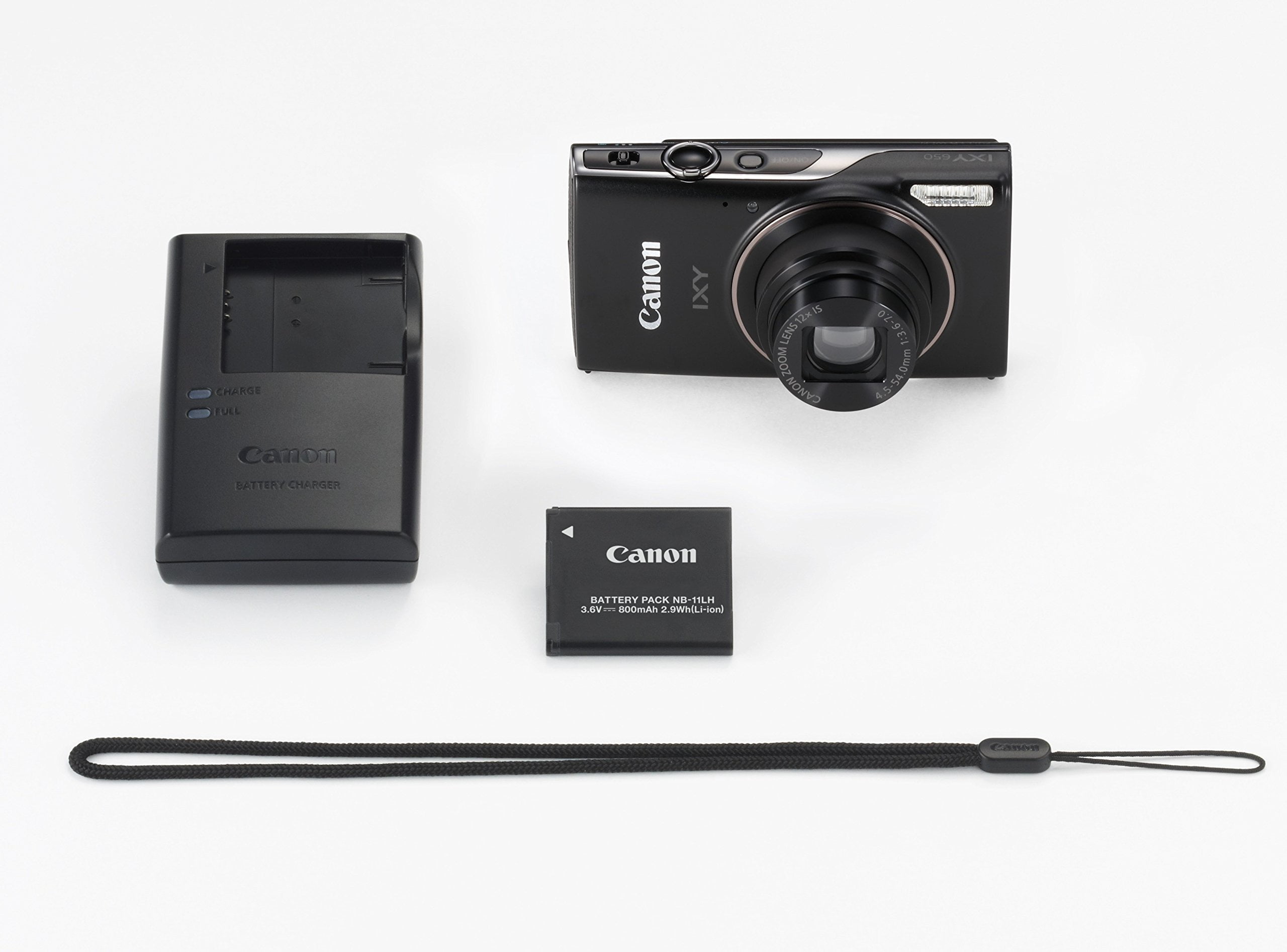 Canon compact digital camera IXY 650 12x optical zoom IXY650 (BK