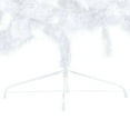 thumbnail image 5 of vidaXL Artificial Half Pre-lit Christmas Tree with Ball Set White 150 cm, 5 of 5