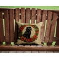 thumbnail image 2 of Cocker Spaniel Christmas Flowers Throw Pillow 14 in x 14 in, 2 of 6