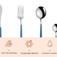 thumbnail image 3 of 4pcs, Reusable for Lunch Camping School Picnic Workplace Travel, Includ Fork Spoon Knife, 3 of 5