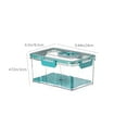 thumbnail image 3 of Uutvmp Vacuum Sealed Food Storage Container, Kitchen Fridge Organizer Air Tight Durable Bins Leak Proof Dishwasher for Food Drinks Fruit Vegetable Meal Salad Sandwich Prep, 3 of 7