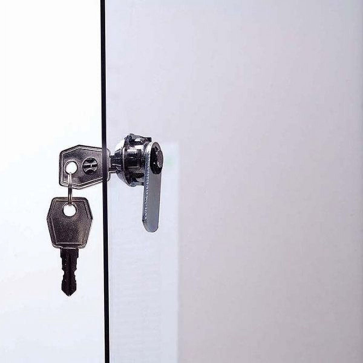 Cork Office Board 6 x (8-1/2" x 11") Capacity Silver Aluminum Frame, Double Key