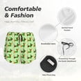 thumbnail image 4 of Pofeuu dogs St Patrick's Day Print Women's Athletic Shorts Running Workout Shorts Tummy Control Quick Dry Gym Shorts with Pockets Double layer sports shorts-Small, 4 of 7