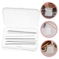 thumbnail image 4 of SHISUYAN Outil de Réparation de Tissu en Métal Durable avec Design Sans Trou pour Usage Textile Argent Polyvalent 15 Pcs, 4 of 9