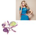 thumbnail image 4 of Pins, Brooch Fine Workmanship Simple Operation  For Wedding For Shopping For Home For Holiday Purple,Blue,Pink,Orange, 4 of 8