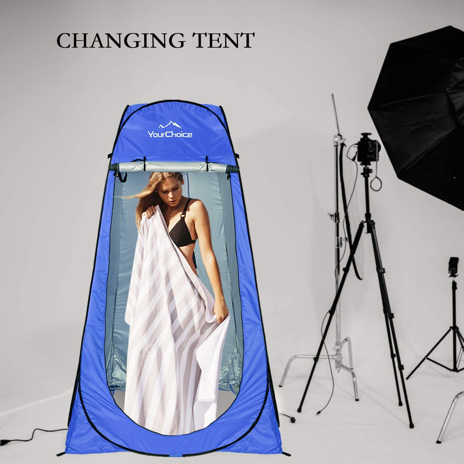 Your Choice Privacy Tent Pop Up Shower Changing Toilet Tent Portable Camping Privacy Shelters Room 6.2 FT Tall with Carrying Bag for Outdoors Indoors Your Choice Privacy Tent Pop Up Shower Changing Toilet Tent Portable Camping Privacy Shelters Room 6.2 FT Tall with Carrying Bag for Outdoors Indoors