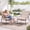 2 Piece-Beige, variant on OMNIBERG Outdoor Rocking Chair Set of 2 with Footrest, Oversized Papasan Rocker Indoor Outdoor Lounge Chair, Waterproof Comfy Cushion, Perfect for Patio, Porch, Garden, Living Room, Gray