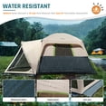 thumbnail image 4 of 10 Person Family Cabin Tent with Screen Porch Camping Tent for Outdoor Camping Backyard Beige, 4 of 9