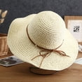 thumbnail image 2 of Women Sun Wide Brim Floppy Beach Hat Breathable UV UPF 50+ Straw Hat Foldable Packable Summer Outdoor Cap, 2 of 6