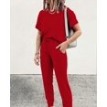 thumbnail image 3 of Conjunto de Jogger PRETTYGARDEN de Dos Piezas Rojo XL, 3 of 6