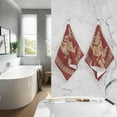 thumbnail image 6 of SKYSONIC Chinese Zodiac Dragon Patterned Hand Towels 2 PCS, Cotton Bath Towel for Drying Face Hands Body ,Absorbent Lightweight Towels for Bathroom Ktichen Travel Gym, 16"x28", 6 of 7