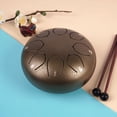thumbnail image 1 of Tambor etéreo de sílabas completas, tambor de loto de 6 pulgadas y 8 tonos, tambor de lengüeta de acero, tambor sin preocupaciones, instrumento de percusión para niños, fuente de iluminación, 1 of 4