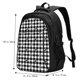 thumbnail image 5 of Fotbe Black Tartan Plaid Mochila con Estampado y Puerto USB para Hombre y Mujer, Mochila Antirrobo, Mochila de Viaje, Mochila Escolar, Mochila Universitaria, 5 of 7