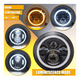 thumbnail image 3 of Faros Led 7 Inch Motorcycle Harley Jeep Wrangler Vocho NEGRO, 3 of 5