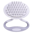 thumbnail image 3 of Pet Life ® 'Gyrater' Swivel Travel Silicone Massage Grooming Pet Brush, 3 of 6