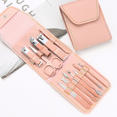 thumbnail image 4 of Kit De Pedicura Profesional Cortaúñas Herramientas, Kit De Aseo Herramienta Para El Cuidado De Las Uñas Con Estuche De Viaje De Cuero 12 Piezas - Rosa, 4 of 5