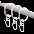 thumbnail image 5 of 50Pcs S Shape Curtain Rails Gliders Hooks Sliders Clip Set for Easy Glides and Stability In Bedroom and Living Room, 5 of 10