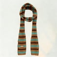 thumbnail image 2 of UJNDER Scarf for Women Striped Knitted Neck Fashion Long Style Decorative Neckerchief Warmer Cozy Soft Wrap, 2 of 4