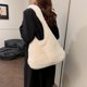thumbnail image 4 of Bolso Hombro para Mujer Mano Suave Felpa Con Asa Superior Compras Gran Capacidad, 4 of 9