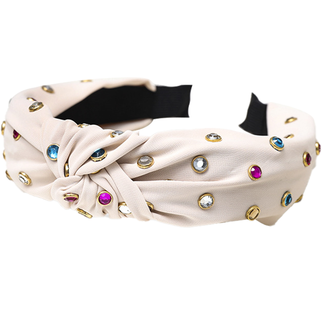 Diademas de moda para mujer, diadema con nudo cruzado, accesorios para el cabello con lazo