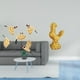 thumbnail image 2 of Adorno decorativo de pared de pájaro de madera, escultura de pollo, figura de resina, estatua adecuada para sala de estar, dormitorio, cocina, estudio, 2 of 8