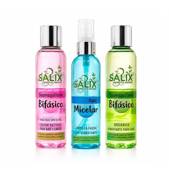 Salix Kit desmaquillante Skincare de Limpieza Facial con Agua Micelar 125ml