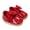 Red, variant on Baby Girls Cute Moccasinss Heart Pattern Soft Sole Leather Flats