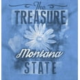 thumbnail image 2 of Montana Cute State Flower Souvenir Women's Plus Size Graphic Tee Brisco Brands 2X, 2 of 5