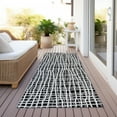 thumbnail image 6 of Addison Rugs Chantille Indoor/Outdoor Transitional Stripes Black Washable Runner Rug, 2'3" x 7'6", 6 of 6