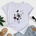 thumbnail image 2 of Tops de verano Regalos para hombre y mujer Camiseta Blusa de manga corta con estampado de verano Pompotops hfajkhk137771, 2 of 6
