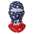 thumbnail image 4 of Flag Print Full Face Riding Hood Sports for Sun and Sweat Absorption, 4 of 7
