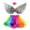 thumbnail image 4 of Conjunto de disfraz de hada para niñas, disfraz de ala de Ángel, disfraz de ala de mariposa, vestido encantador para niños, disfraz de princesa para para altura 80cm Yinane Disfraz de ala de hada, 4 of 8