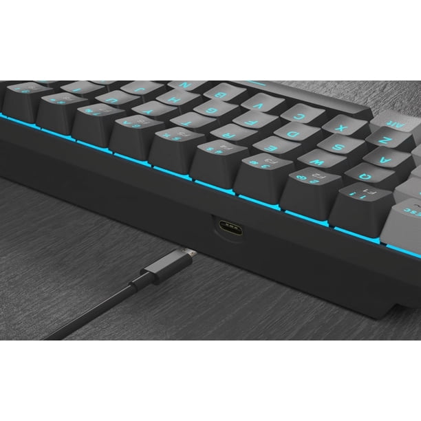 その他 maggy MageGee Compact 68 Keys Wired Backlit Gaming Mechanical Keyboard