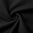 thumbnail image 5 of ClodeEU Women's Tops ,3/4 Length Rolled Sleeve,V Neck T Shirts Both Side Buttons Blouses Black,Womens Plus XXL, 5 of 7