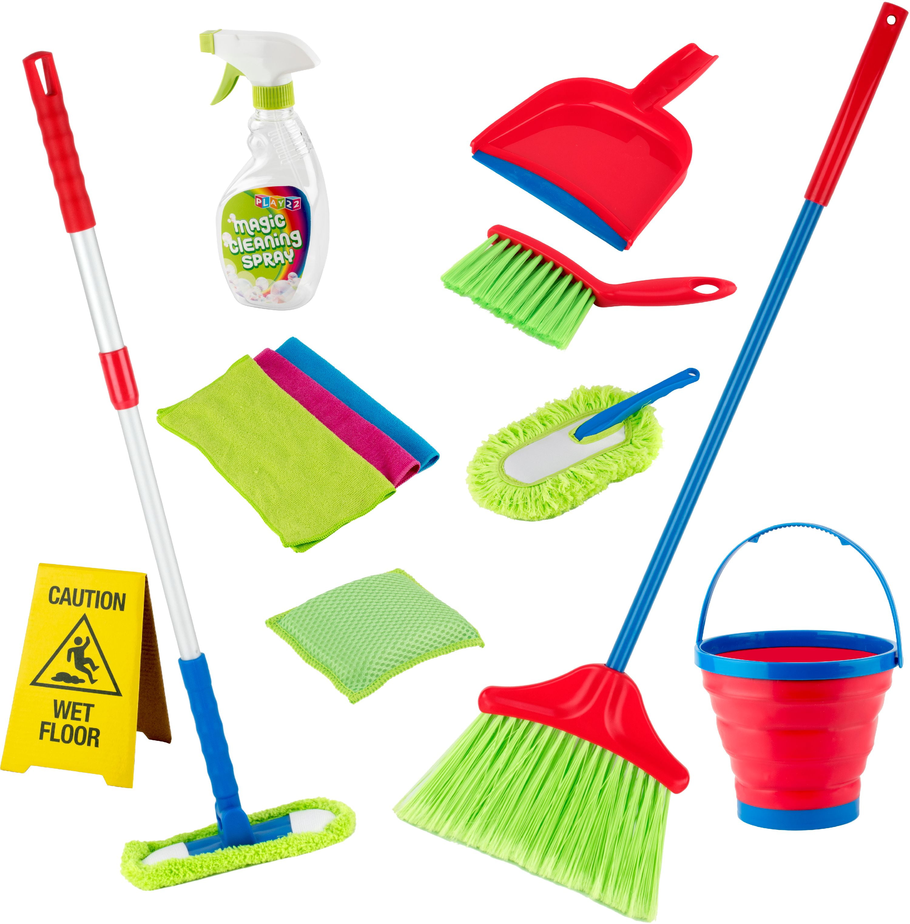 toy mop and broom