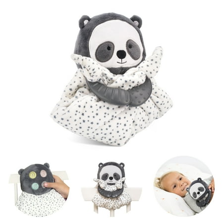 UPC: 0602573858363 | Lulyboo Lovey & Soother Music Vibration and White Noise with Teethers Baby Soothing Sleep Sound Machine – Panda