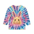 thumbnail image 4 of Happy Easter T Shirt Toddler Boys Girls Funny Rabbit Graphic Printed Tee Cute Easter Casual 3/4 Sleeve Gift Tops Multicolor 11-12 Years, 4 of 5