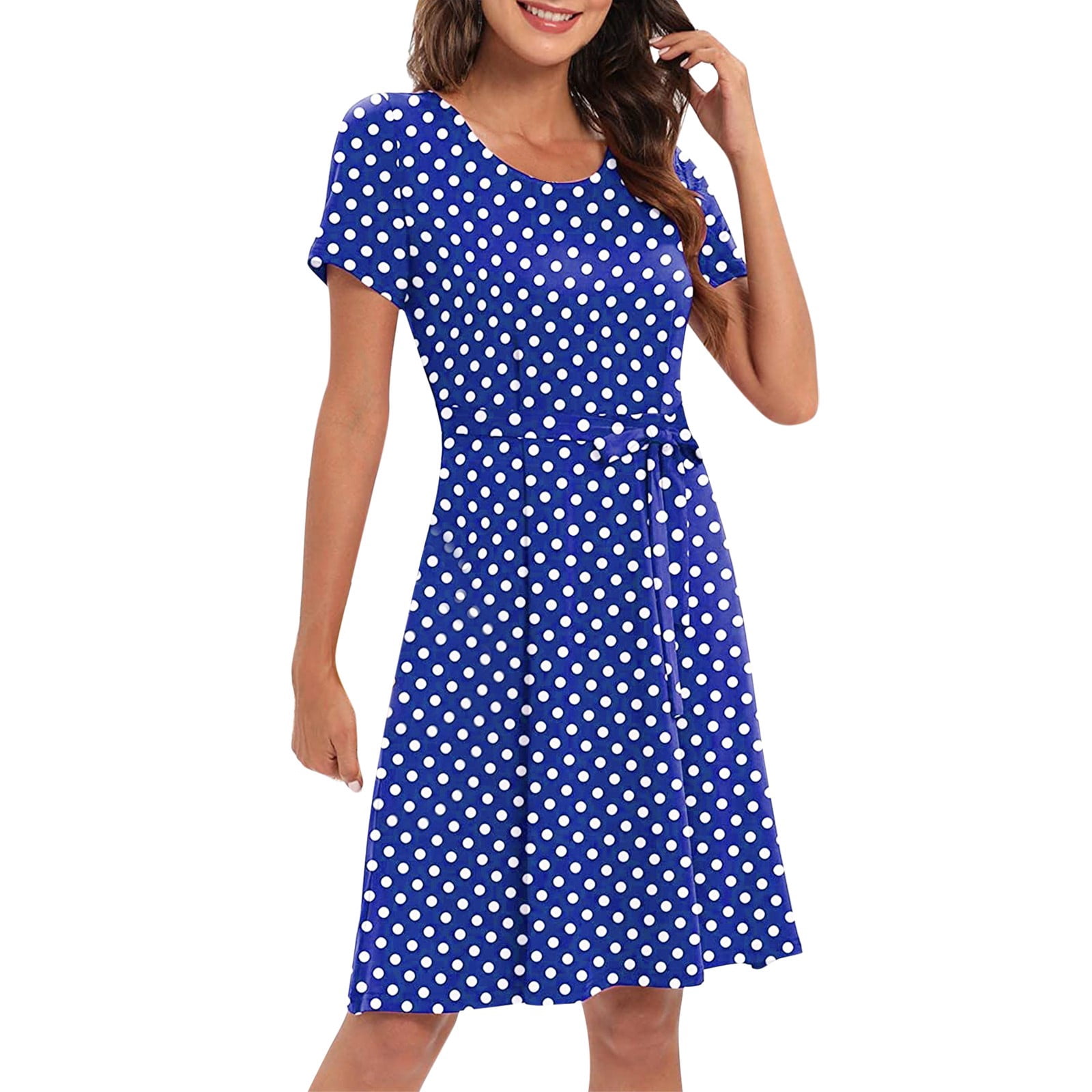 Gibobby Navy Blue Dress for Women Women 