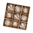 thumbnail image 4 of Adornos de bolas navideñas BLESIY Bolas colgantes navideñas Irrompibles 3,15 Color champán, 4 of 8