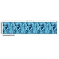 thumbnail image 3 of Ambesonne Sealife Fabric by the Yard Upholstery, Ocean Mosaic Pattern, 2 Yards, Navy Turquoise, 3 of 5