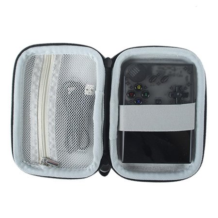 hejhncii Storage Bag with Handle Pocket Bag Game Consoles Case Scratchproof Shockproof Handbag for RG35XX Plus Splashproof
