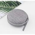 thumbnail image 3 of 2 Pack Earphone Earbuds Headset Headphone Carrying Case Holder Mini Storage Organizer Box Container Coin Pouch Wallet for MP3,Bluetooth Ear Buds,USB Data Line Cables,Keys,Electronics Protective, 3 of 9