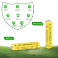 thumbnail image 4 of Batería Recargable Teneyuuo AAA 1.2V 100mAh Ni-Cd Paquete de 8, 4 of 7